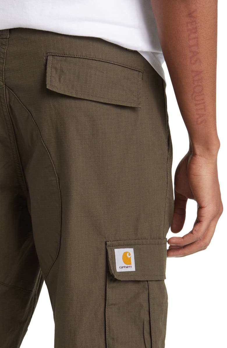 Carhartt Work In Progress Aviation Ripstop Cotton Cargo Pants, Alternate, color, Cypress