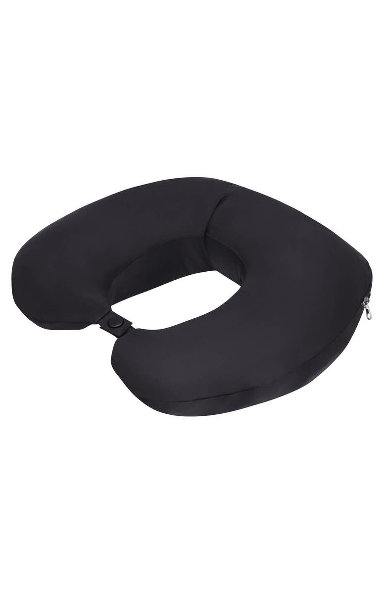 G-III SPORTS BY CARL BANKS Men's G-III Sports by Carl Banks Black San Francisco Giants Packable Neck Pillow Full-Zip Puffer Jacket, Alternate, color, Black