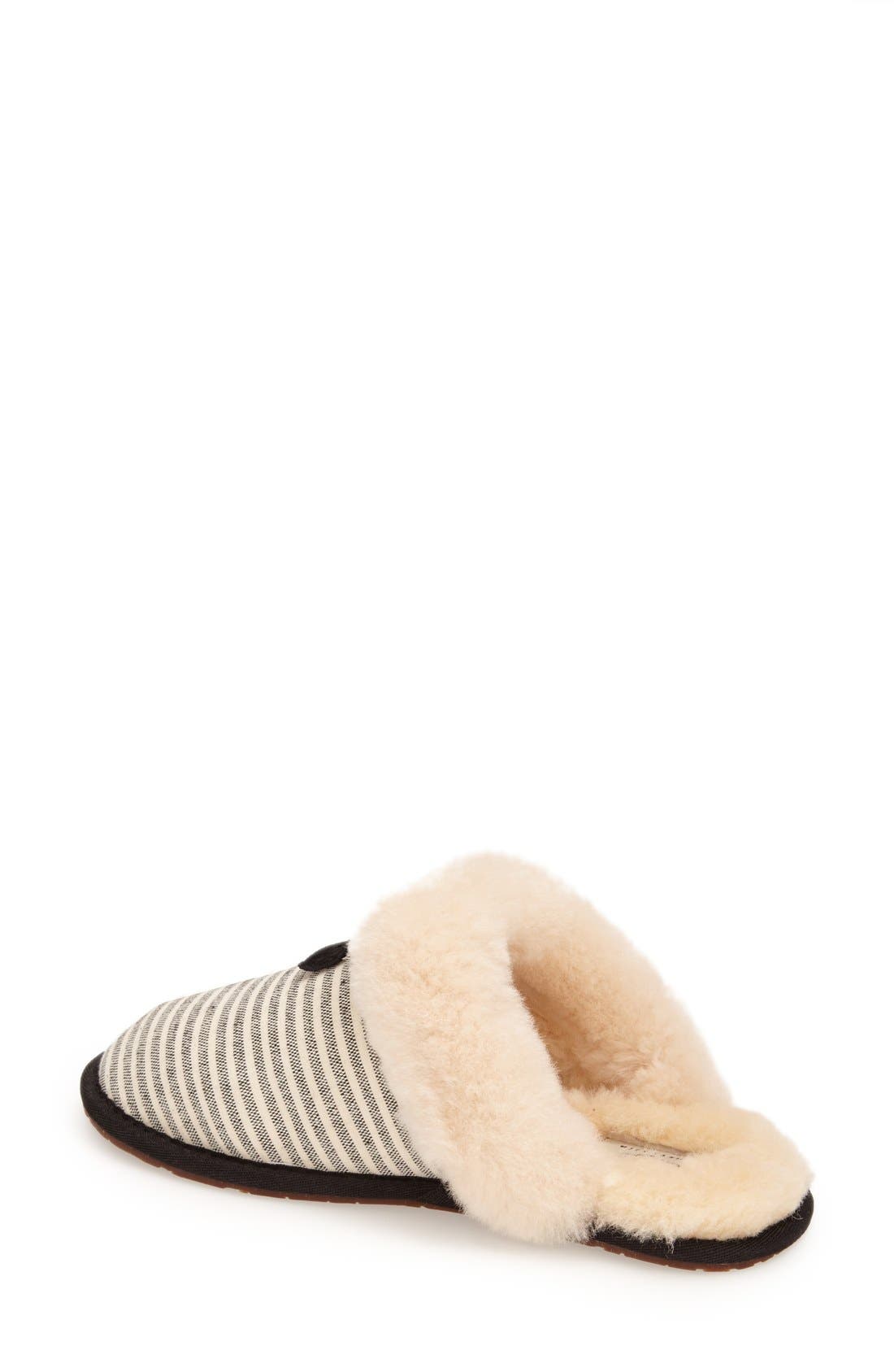 UGG<sup>®</sup> Australia 'Scuffette II Stripe' Slipper, Alternate, color, 