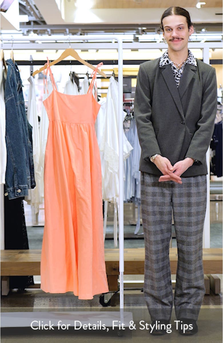 Valory Cotton & Linen Cover-Up Maxi Sundress, sales video thumbnail