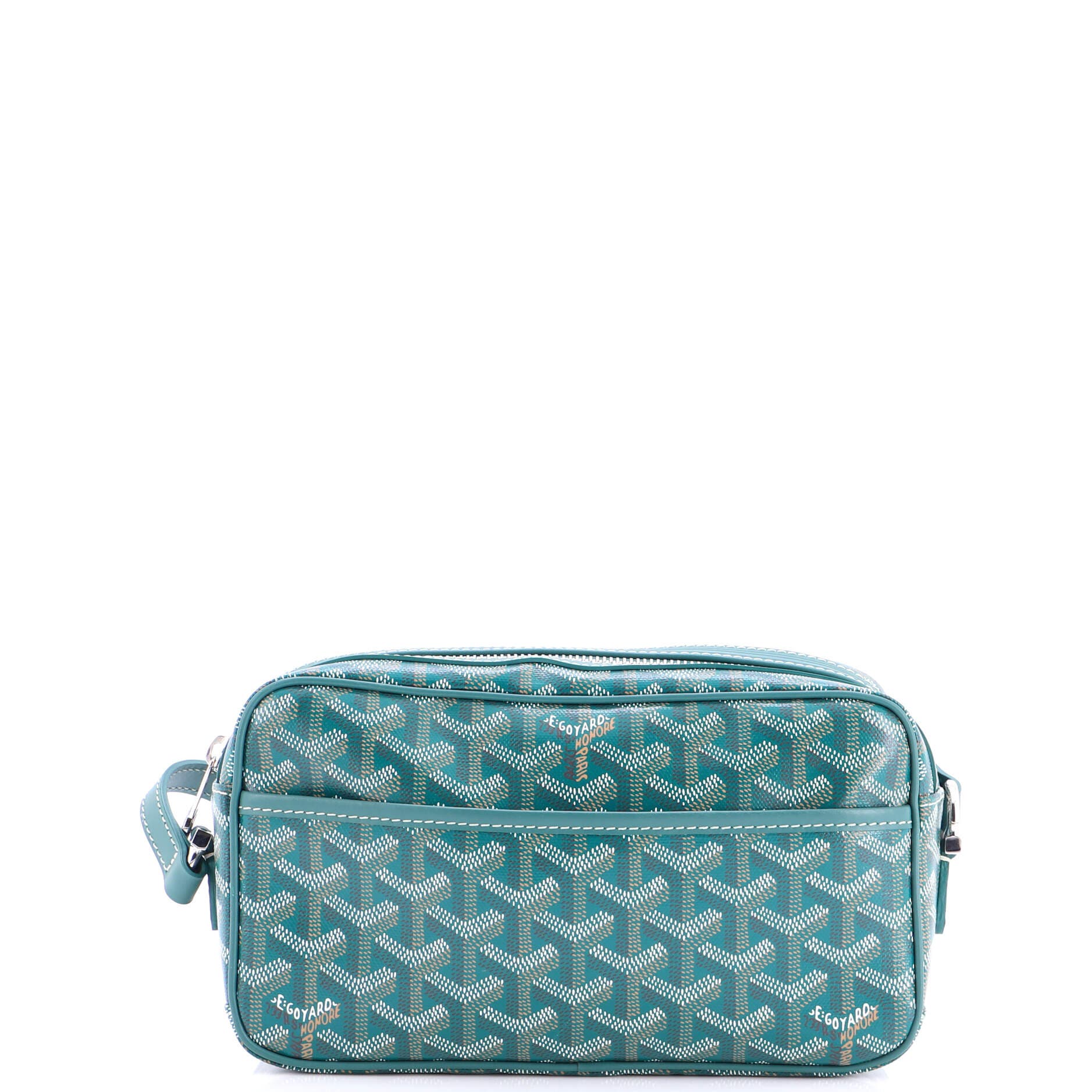 Pre-Owned Goyard Cap Vert Bag Coated Canvas, Main, color, Green