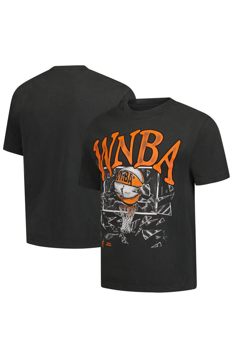 Playa Society Unisex Playa Society Black WNBA "Shattered Glass" Premium T-Shirt, Main, color,