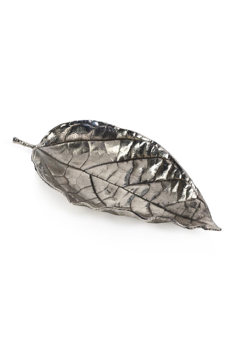 Osage 6-Piece Leaf Display Trays, Main, color, SILVER