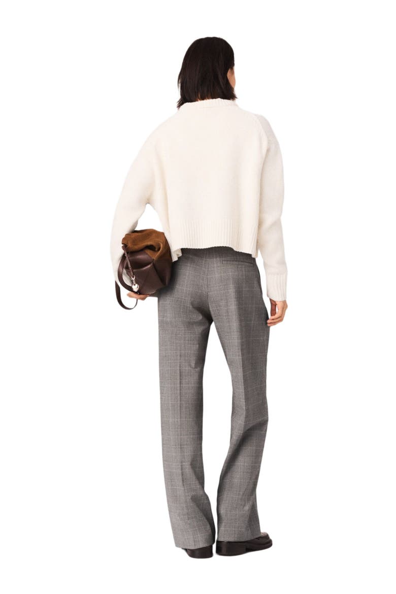 Checked suit trousers, Alternate, color, Grey