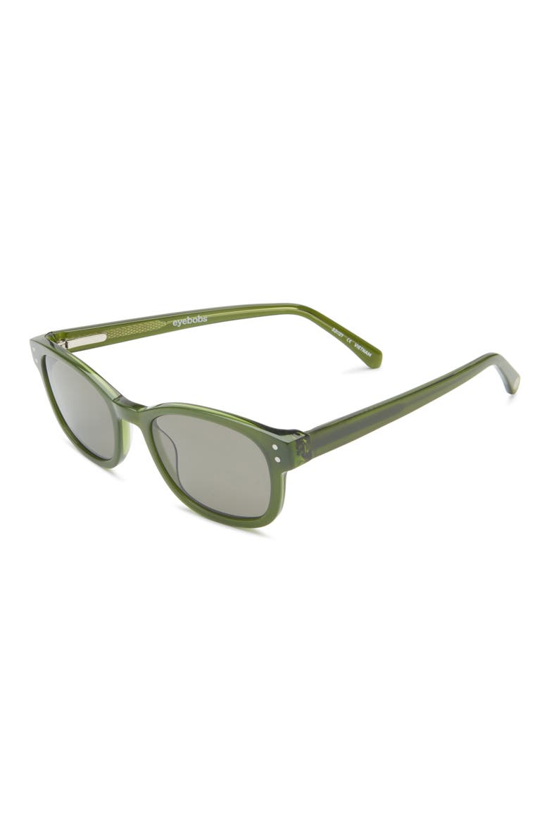 Biff 52mm Square Reading Glasses, Alternate, color, OLIVE GREEN / POLARIZED GREY