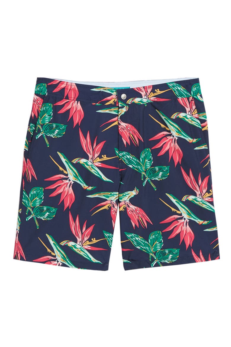 Banzai 9-Inch Swim Trunks, Alternate, color, BIRD OF PARADISE