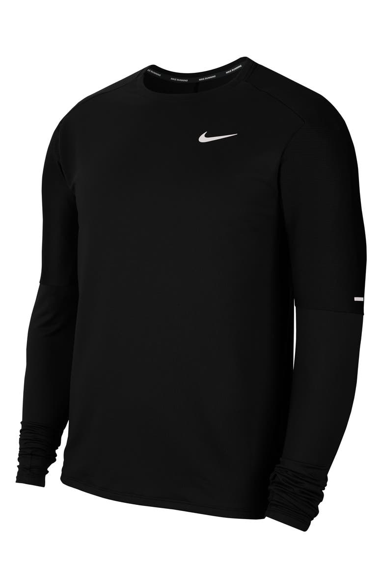 Nike Dri-FIT Men's Long Sleeve Running T-Shirt, Main, color,