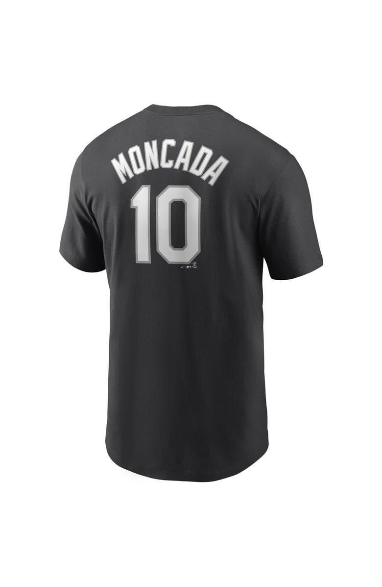 Nike Men's Nike Yoan Moncada Black Chicago White Sox Name & Number T-Shirt, Alternate, color,