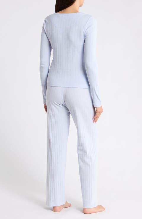 Henley Cotton Pajamas