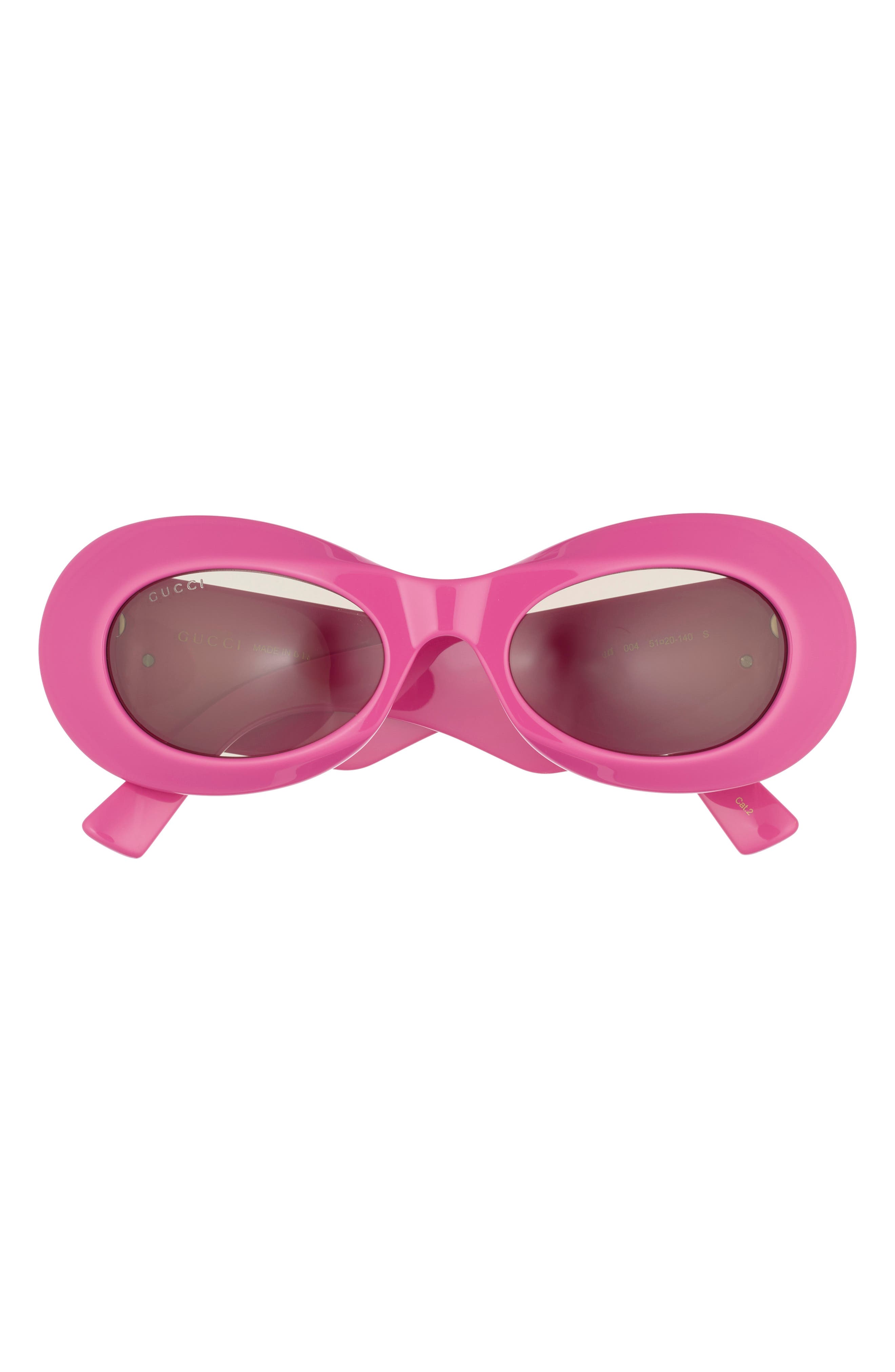 Gucci 51mm Oval Sunglasses