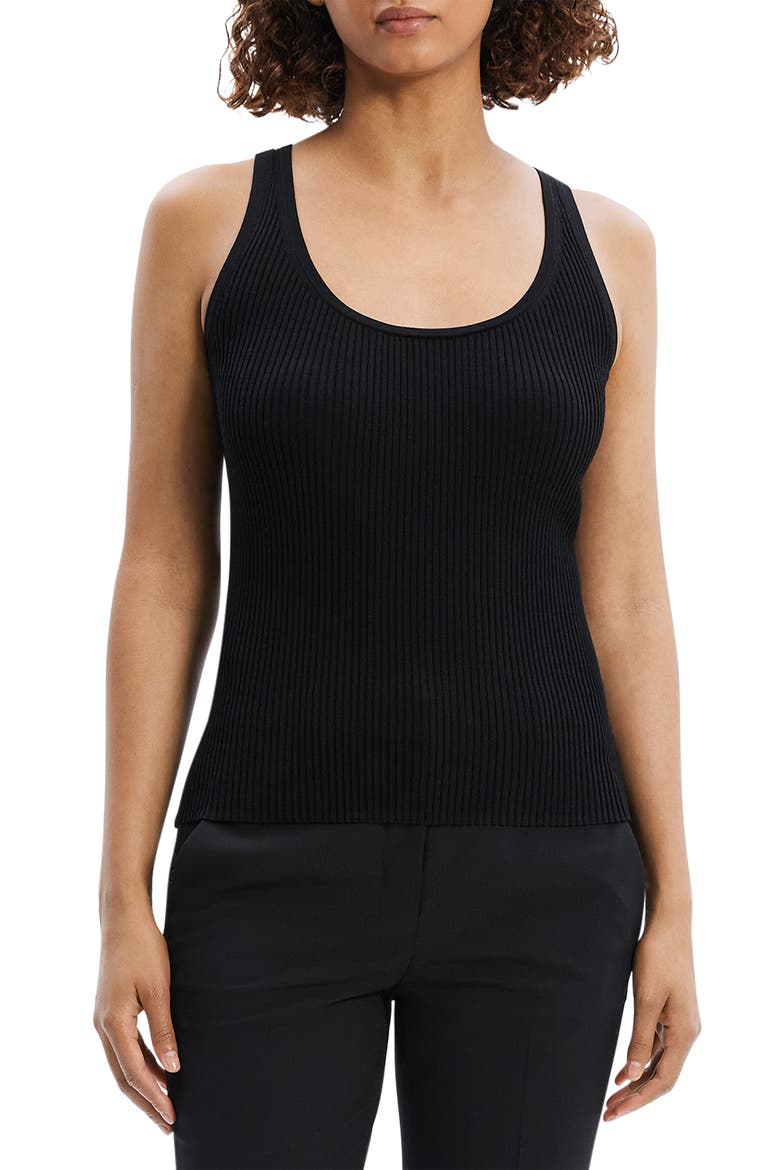 Compact Rib Tank, Main, color, BLACK