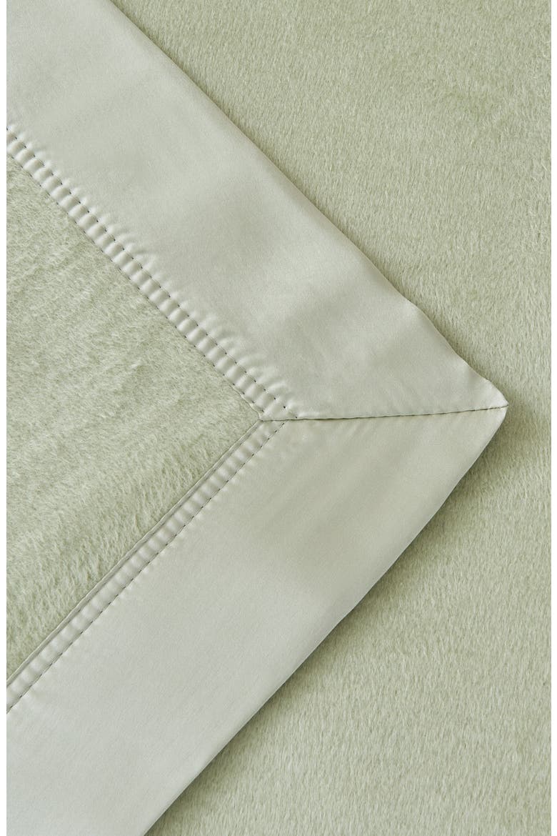 Plaza Silk Blend Throw Blanket, Alternate, color, SAGE