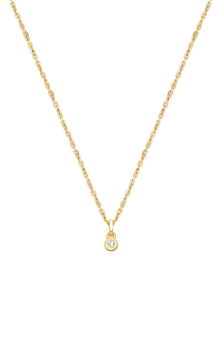 14K Gold My 1st Diamond Necklace, Main, color, 14K Yellow Gold