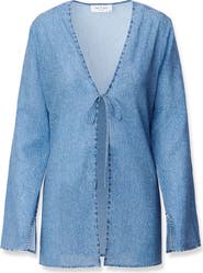 rag & bone rb Miramar Crinkle Cover-Up Top