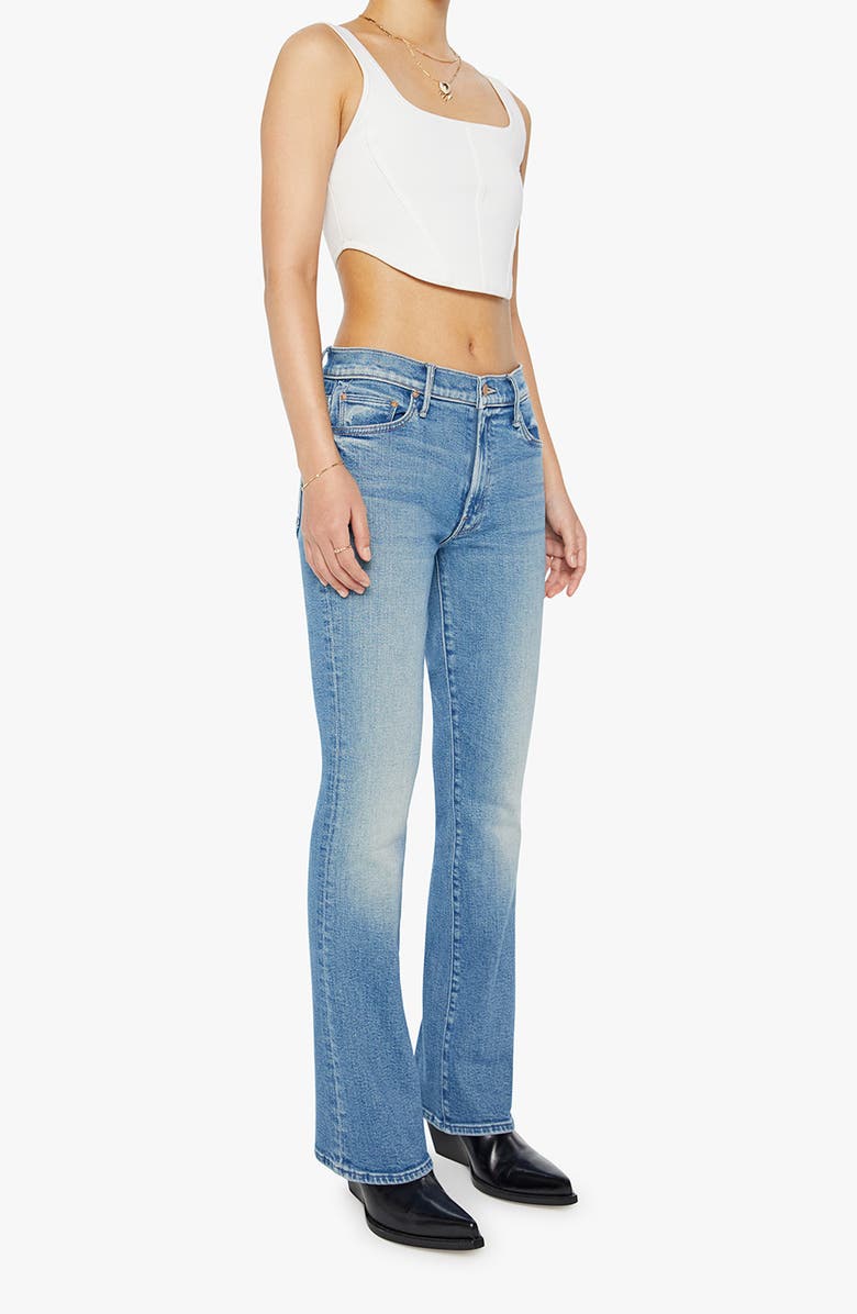 MOTHER Lil' Outsider Sneak High Waist Bootcut Jeans, Alternate, color,