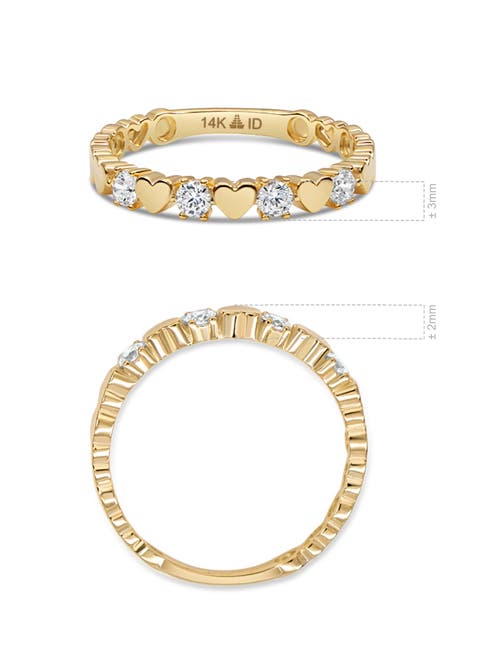 Devata Sweet Heart Ring In Gold