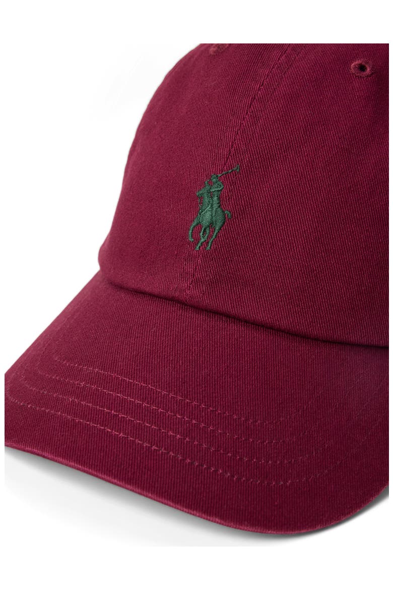 Cotton Chino Sport Cap, Alternate, color, WINE