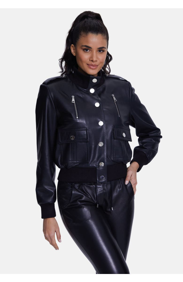 Furniq UK Verity Bomber Jacket, Main, color, Black