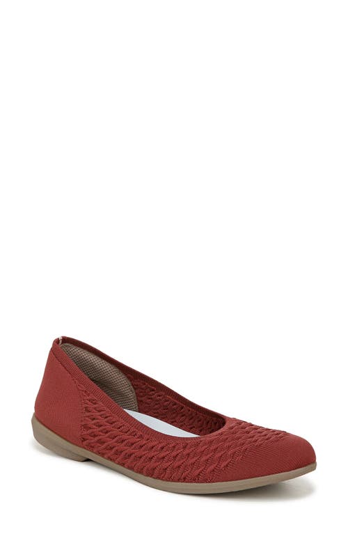 LifeStride Khloe Knit Ballet Flat in Red 