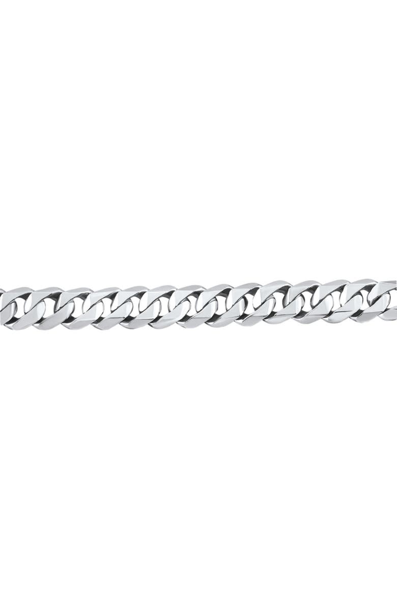 Bliss Diamond Men's Curb Platinum 329 Grams 13.5mm Link Chain Necklace 24", Alternate, color, 
