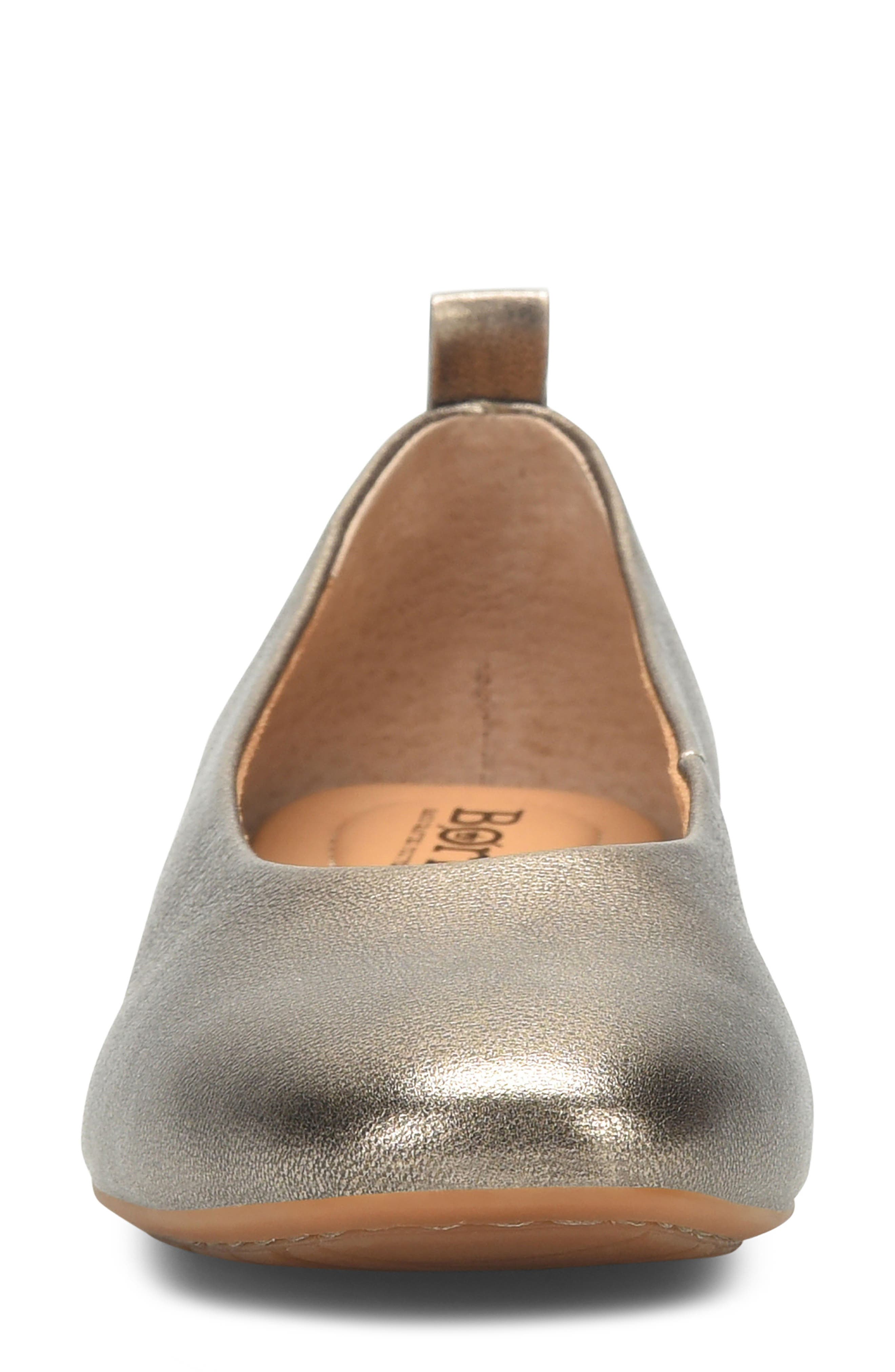 Børn Patrice Ballet Flat, Alternate, color, Bronze Metallic
