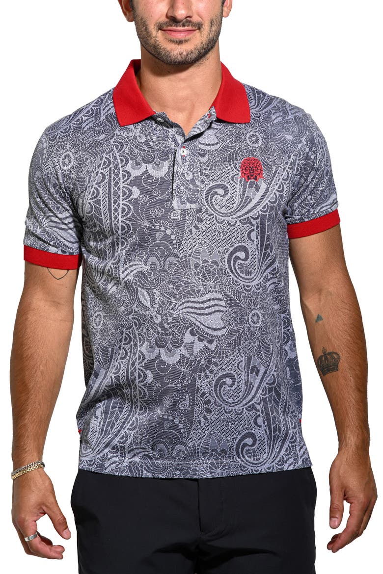 Mozart Static Polo, Main, color, GREY