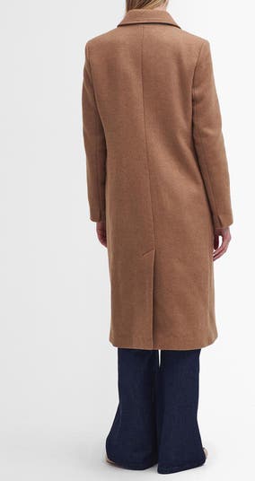 Barbour wool coat Brown online