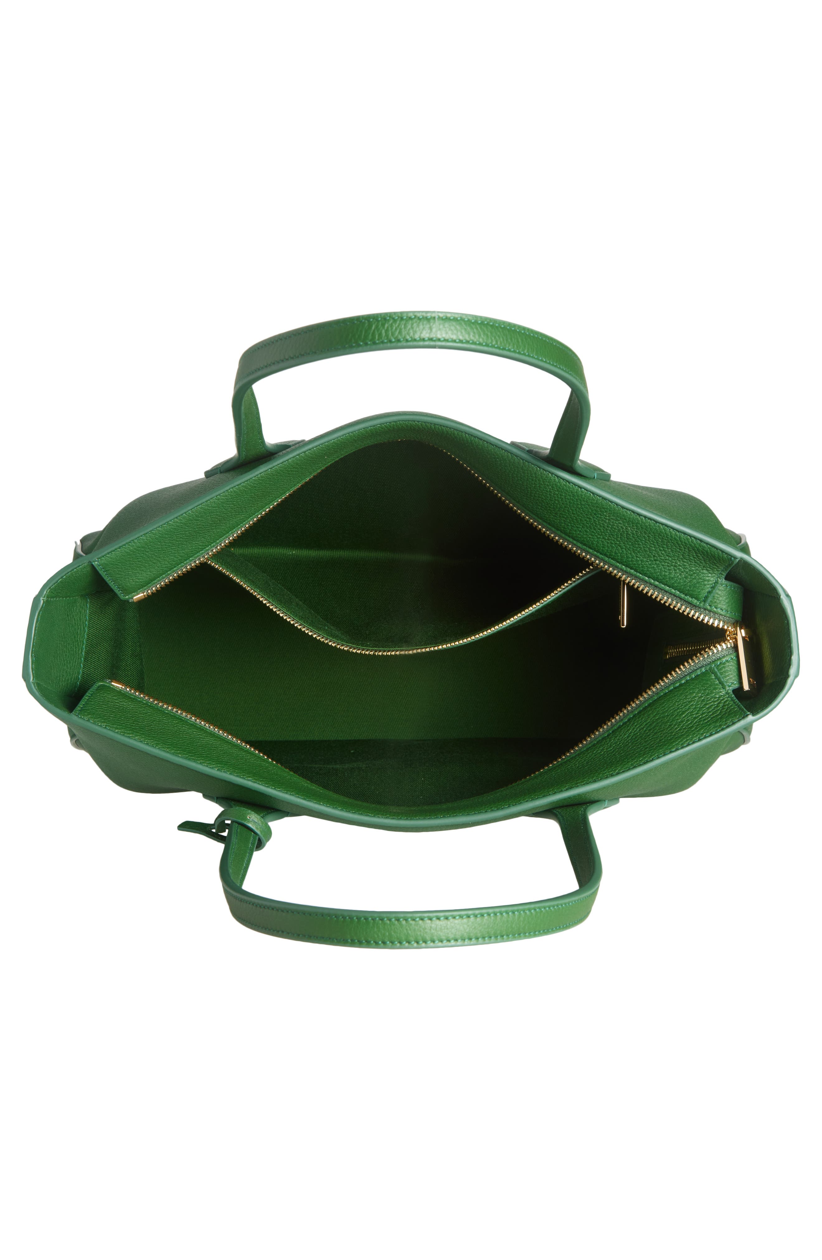 FERRAGAMO Small Star Leather Tote Bag, Alternate, color, 