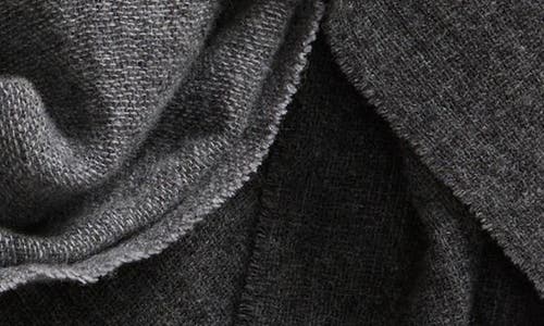 Rag & Bone Millie Colorblock Wool Scarf In Gray