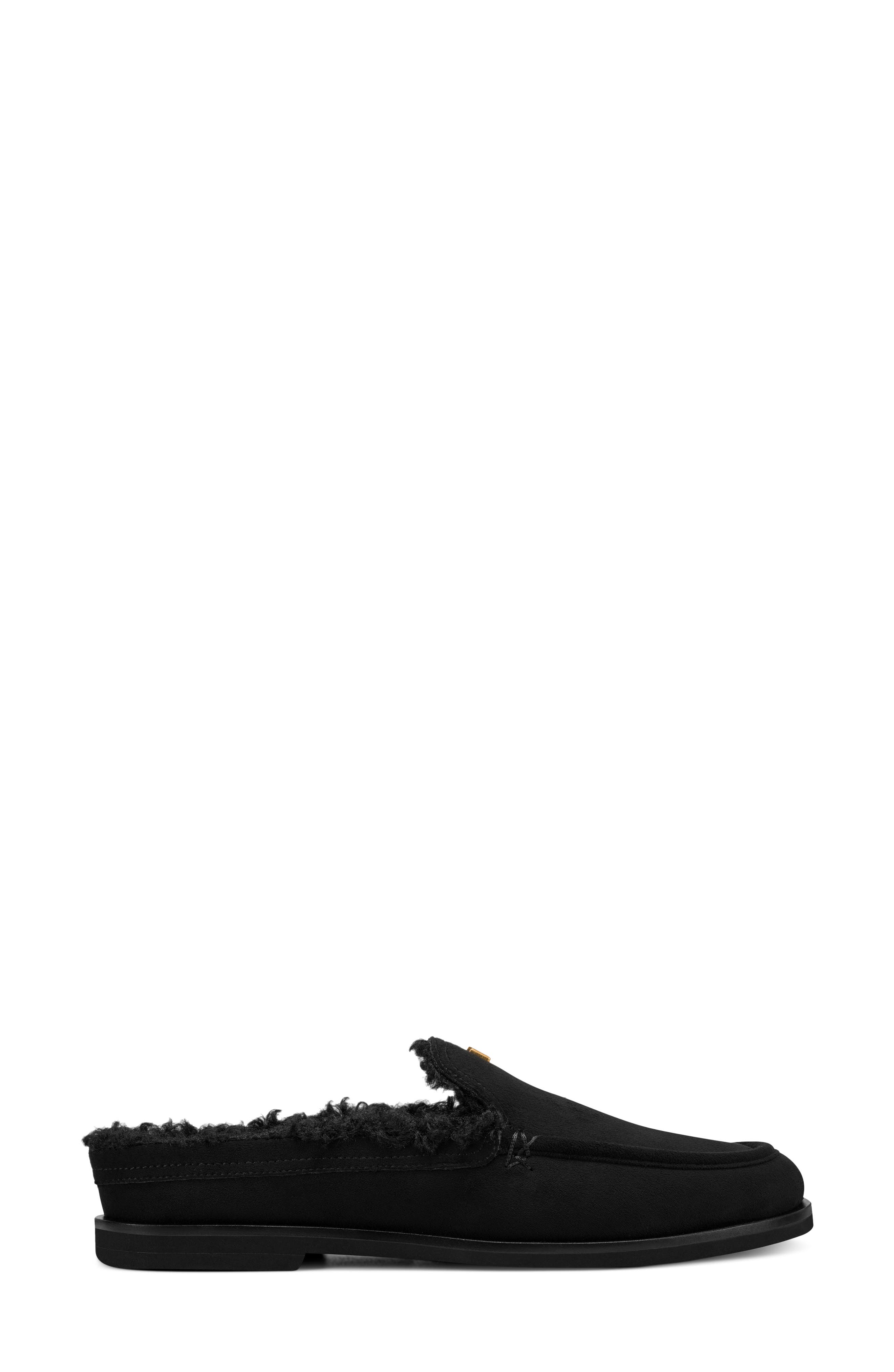 Gianna Faux Shearling Mule, Alternate, color, BLACK