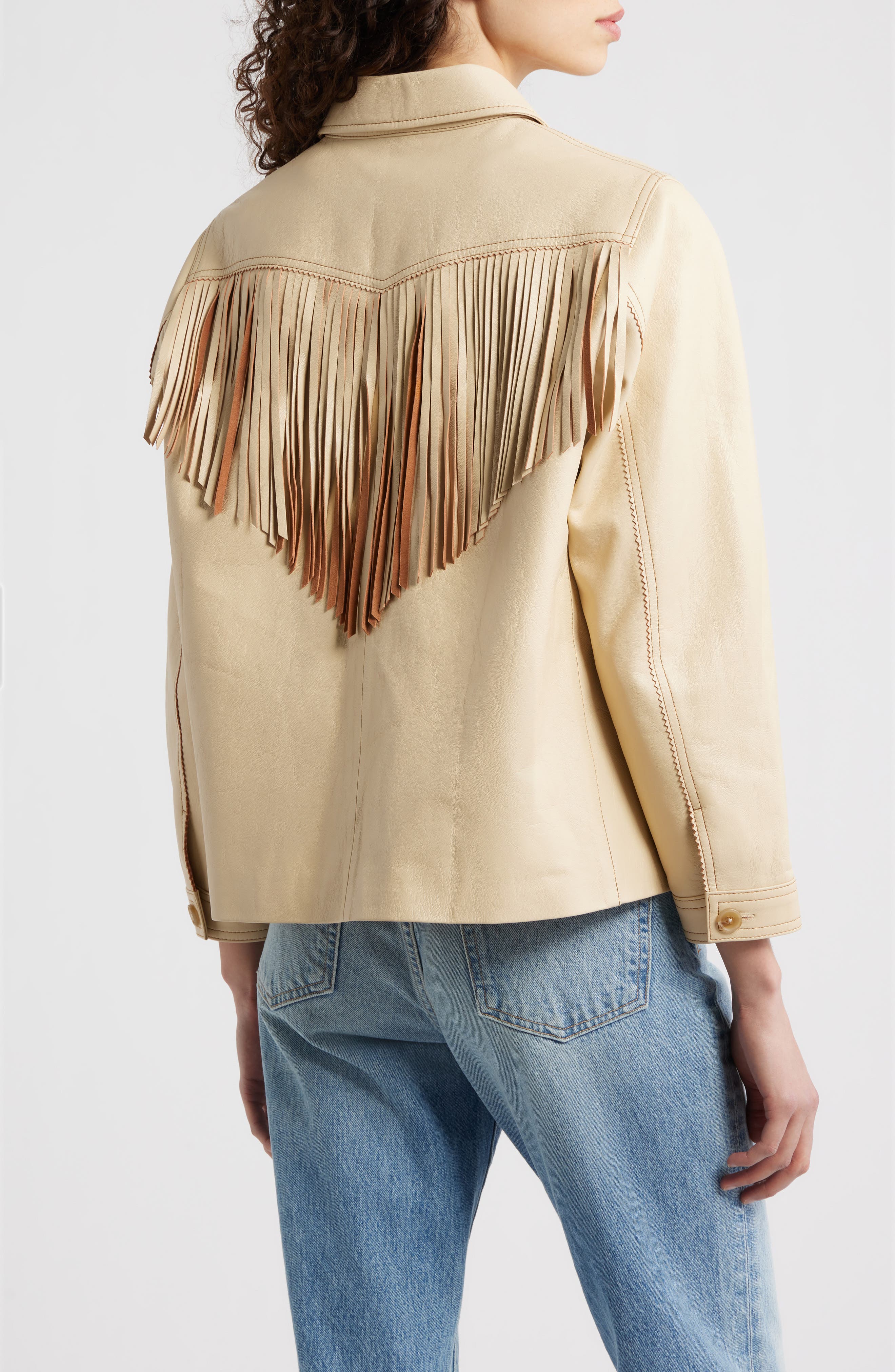 The Leather Fringe Jacket - image 2
