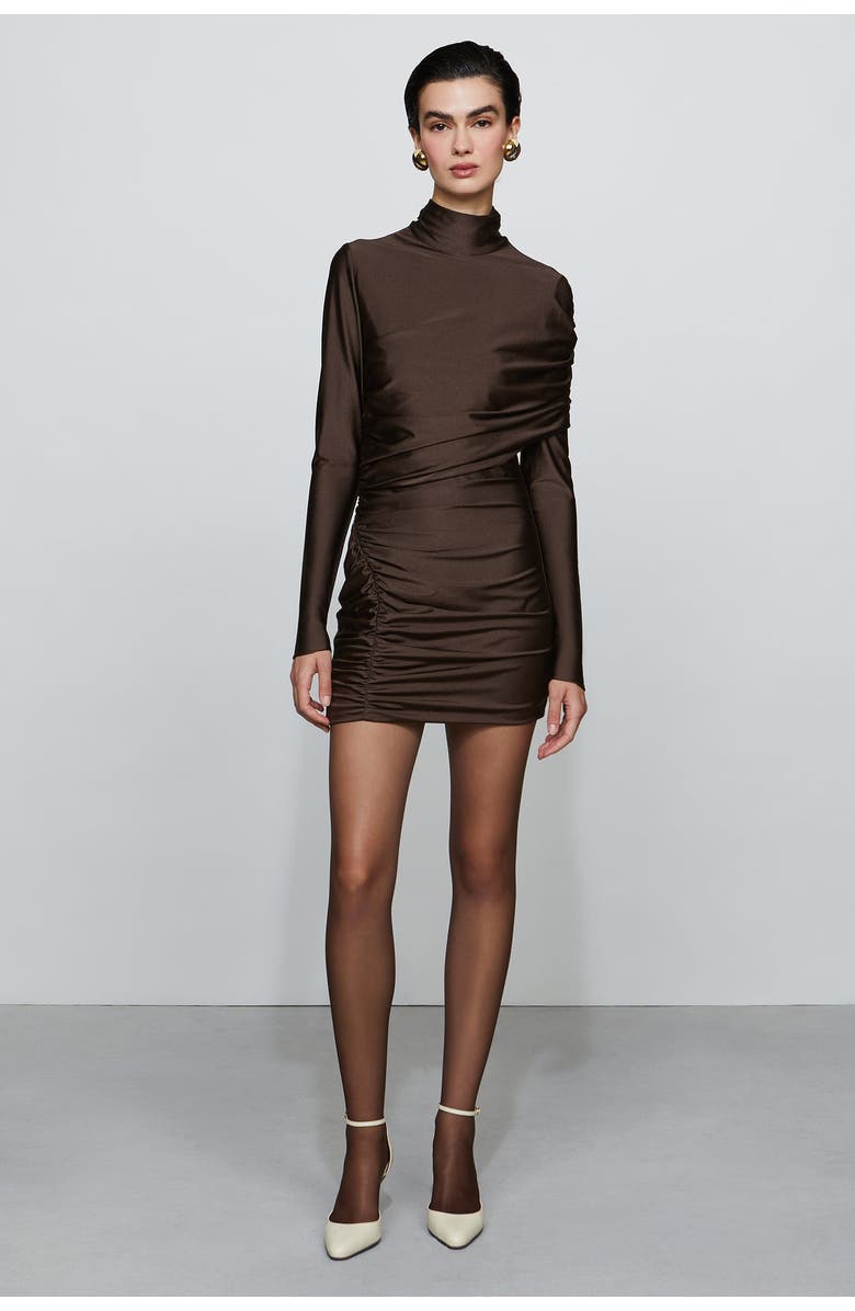 Et Ochs Fallon Mini Dress, Main, color, Chocolate
