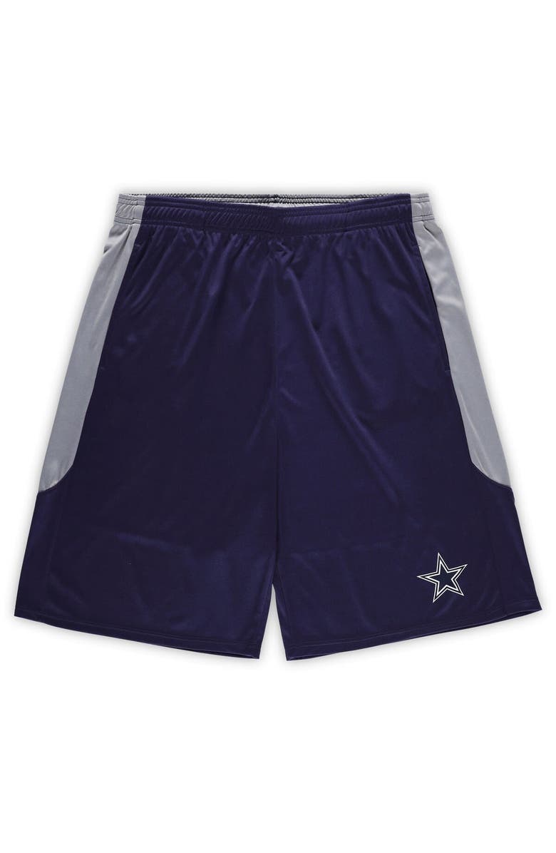 FANATICS Men's Fanatics Navy Dallas Cowboys Big & Tall Team Logo Shorts, Alternate, color, Navy