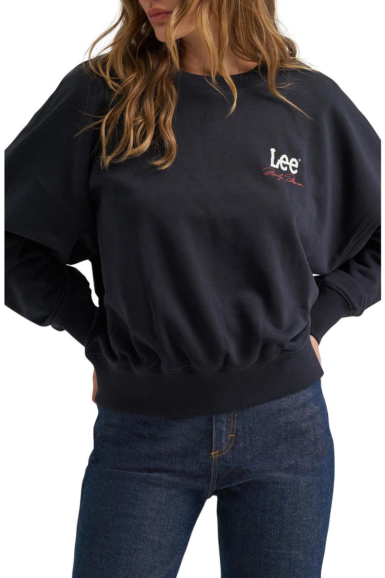 Graphic Sweatshirt, Main, color, BLACK BEAUTY