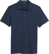 Robert Barakett Newman Textured Cotton Blend Polo