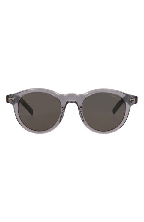 49mm Round Sunglasses