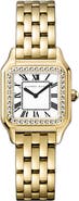Alfred Sung Two-Hand Quartz Crystal Bezel Bracelet Watch, 24mm
