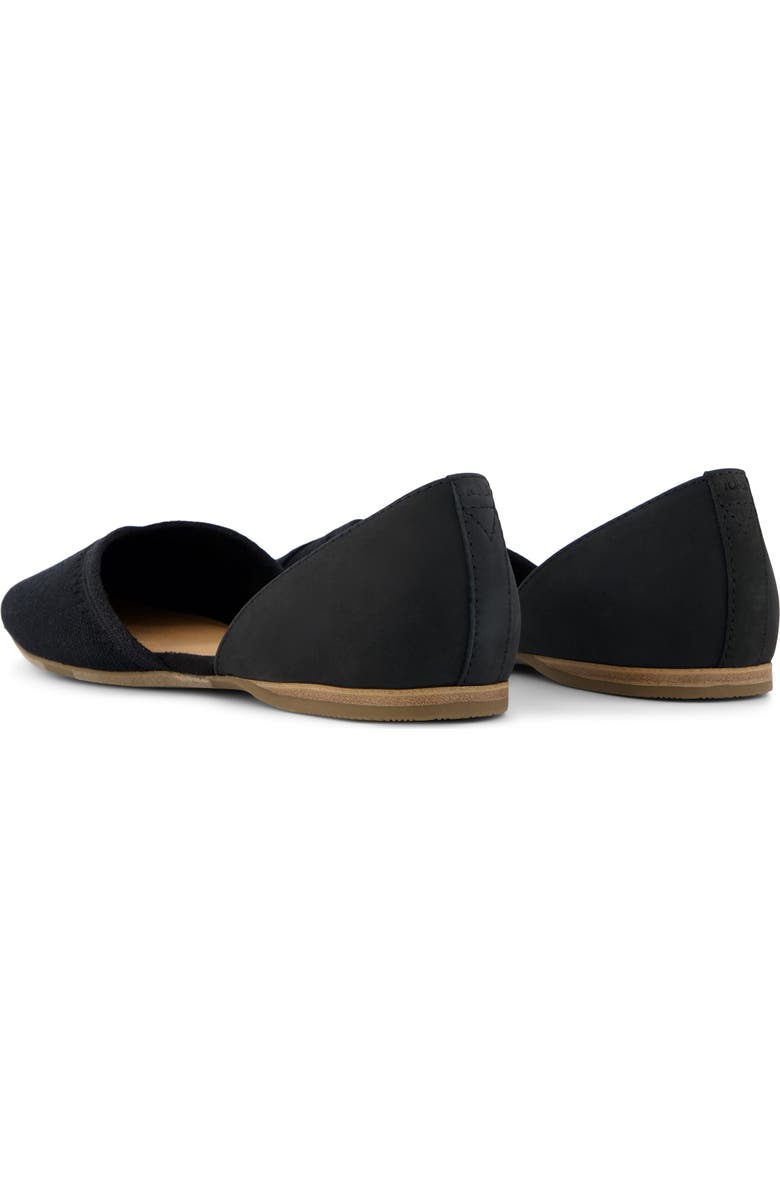 TOMS d'Orsay Flat, Alternate, color, Black