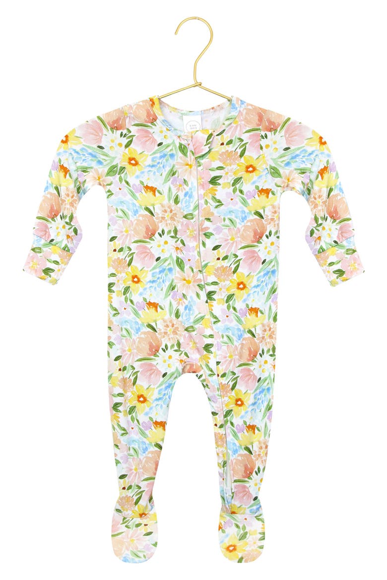 Print Zip Footie, Main, color, MATILDA