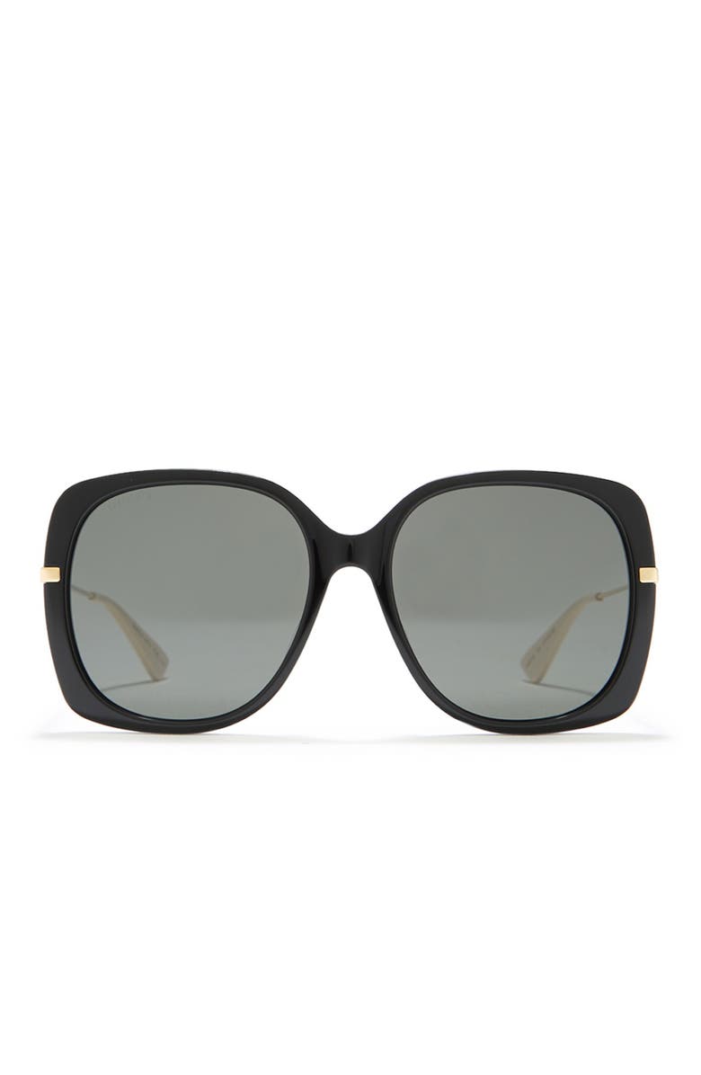 Gucci 57mm Square Sunglasses, Alternate, color,