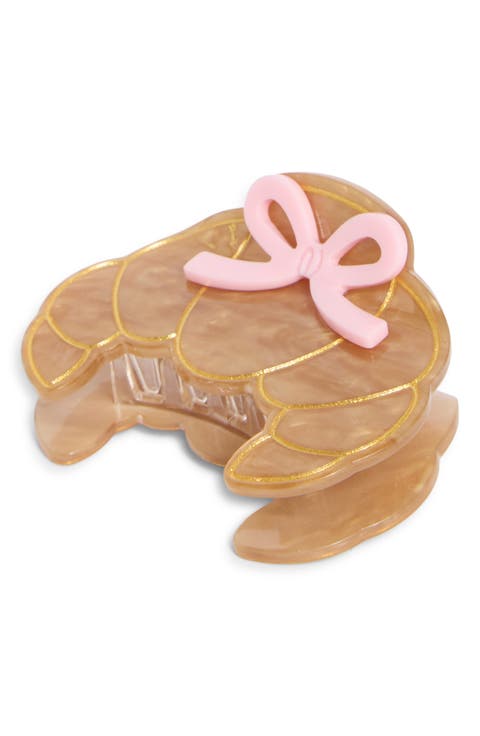 Pretty Croissant Claw Clip