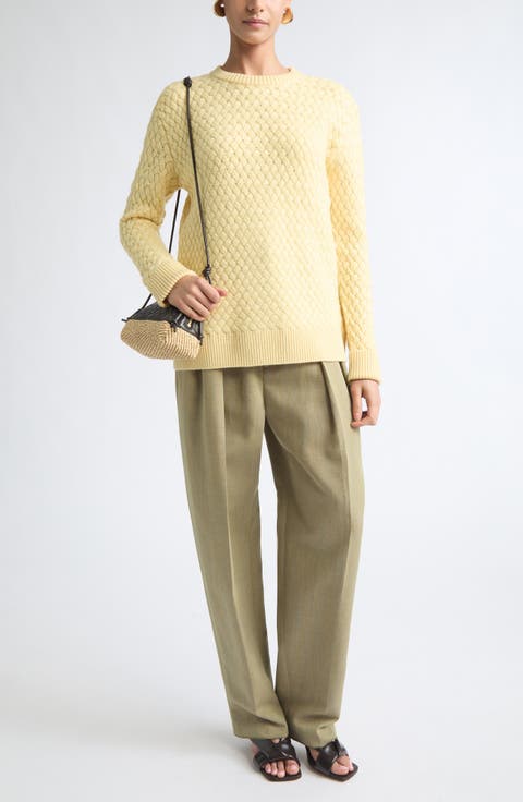 Wool & Linen Blend Pants