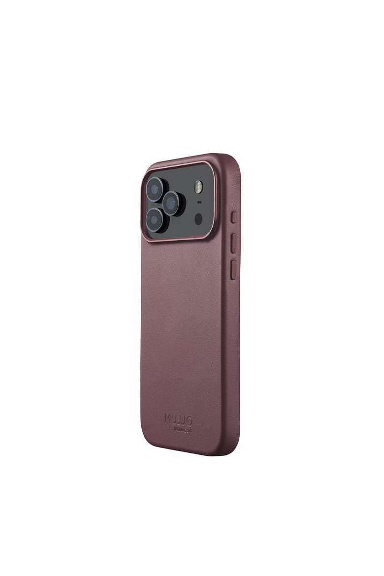 Full Leather Case for iPhone 17 Pro Max, Alternate, color, Bronze Red
