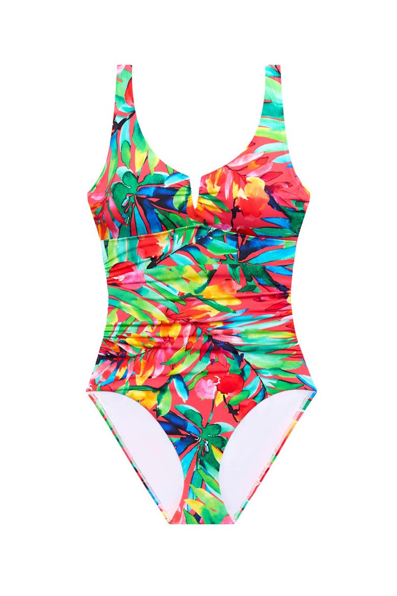 Monroe Underwire One-Piece Swimsuit, Alternate, color, Cherry Grove