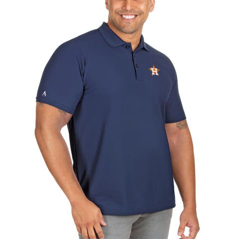 Men's Antigua Navy Houston Astros Big & Tall Legacy Pique Polo