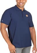 ANTIGUA Men's Antigua Navy Houston Astros Big & Tall Legacy Pique Polo
