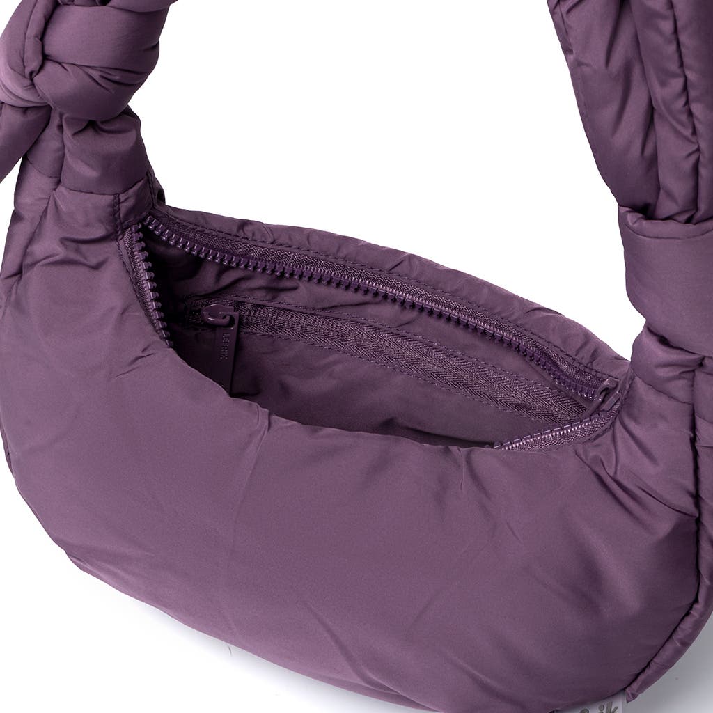 Biwa Puffy Micro Bag, Alternate, color, PLUM