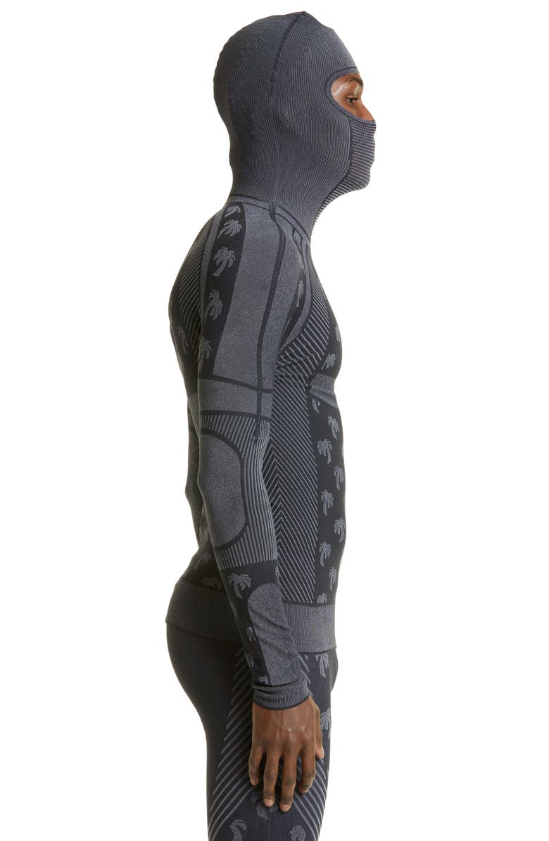 Palm Angels Balaclava Ski Base Layer Top, Alternate, color,