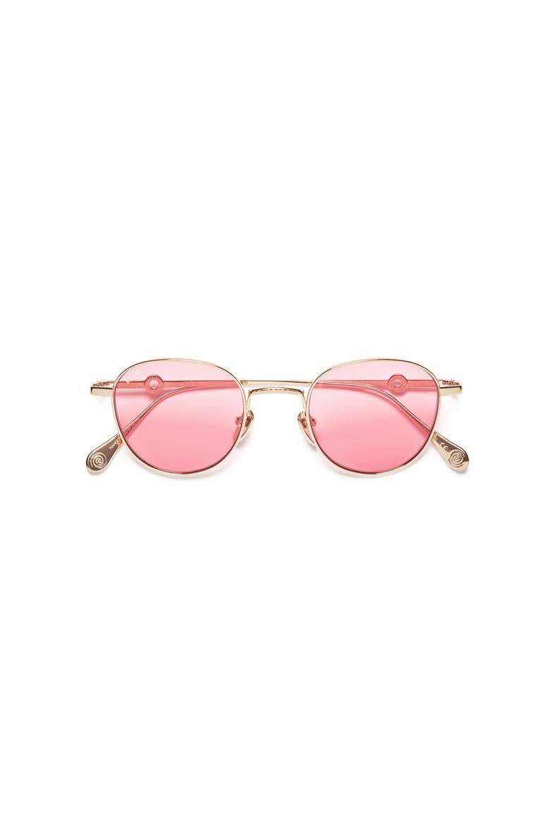 Orb Sunglasses, Alternate, color, Yellow Gold - Fuchsia