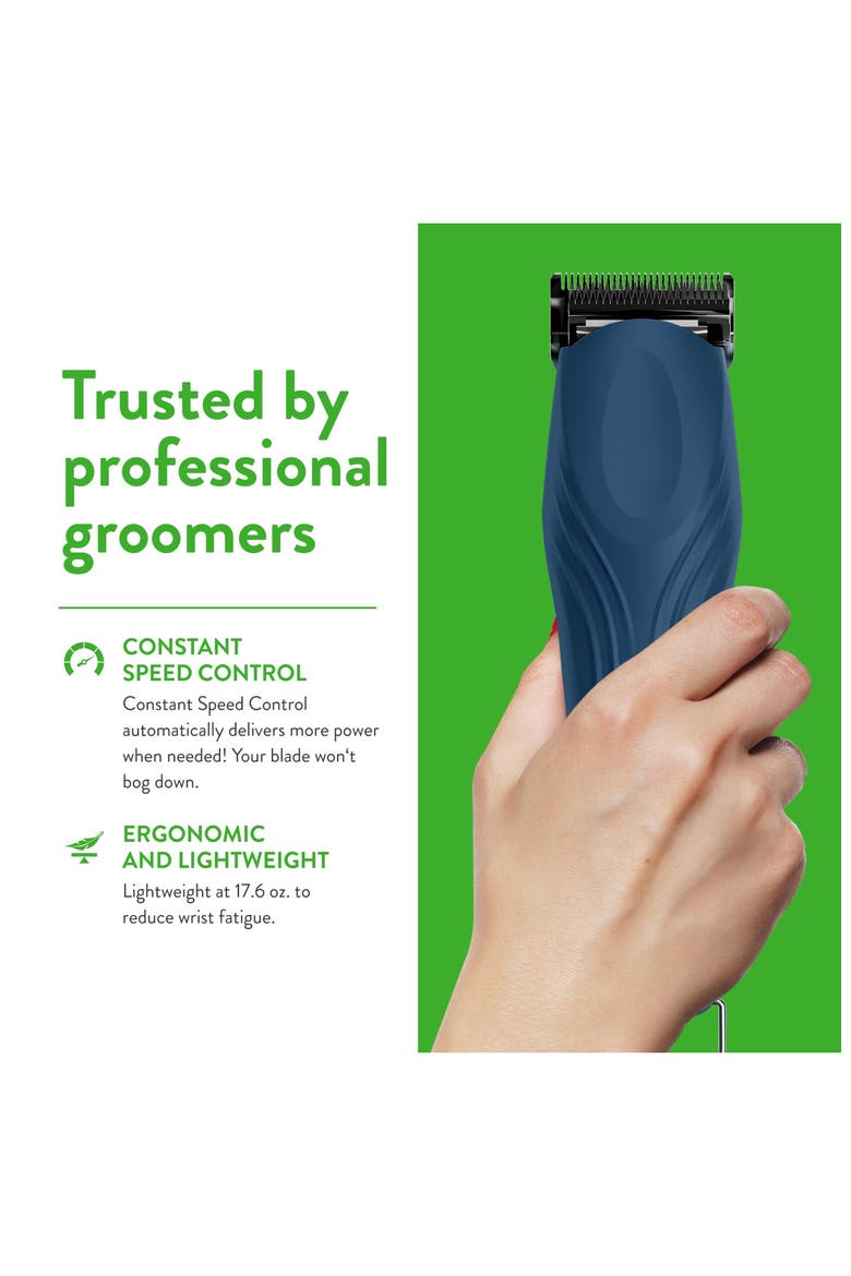 KMC+ 2-Speed Cordless Detachable Blade Pet Clipper Kit, Alternate, color, Navy